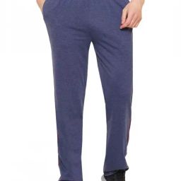 Dyca Navy Melange Regular Fit Trackpants-image-22