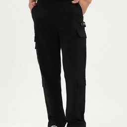 United Colors of Benetton Men Regular Fit Mid Rise Cargo Trousers-picture-36