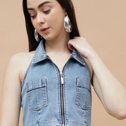 Ginger by Lifestyle Women Shirt Style Crop Top-image-21