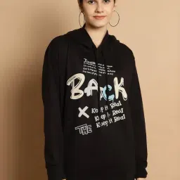 Vimal Jonney Black Printed Hoodie-picture-19