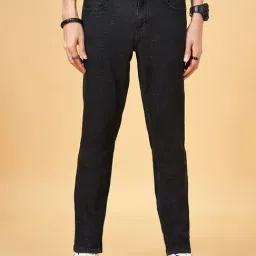 SF Jeans by Pantaloons Black Cotton Slim Fit Jeans-image-96