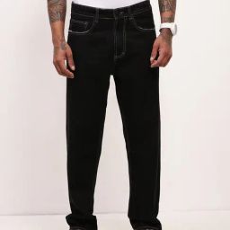 Showoff Black Straight Fit Jeans-image-88