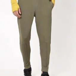 Dida Green Polyster Regular Fit Solid Trackpant-image-24