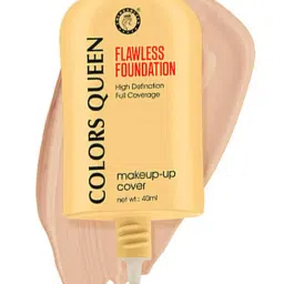 Colors Queen Flawless Makeup Cover Foundation 02 Rose Blush - 40 ml-picture-30