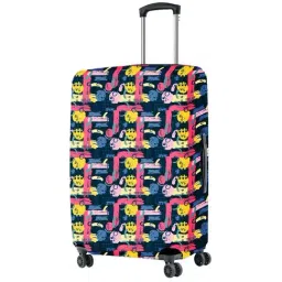 Nasher Miles Polyester 55 cm (20 Inch) Small Protective Luggage Cover - Brush Design-image-88