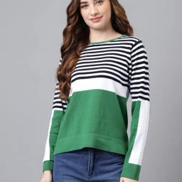 Latin Quarters Multicolor Striped Sweater-39