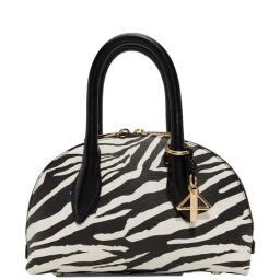 Aldo Black & White Printed Satchel Handbag-picture-46