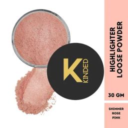 KINDED Highlighter Loose Powder Shimmer Rose Pink - 30 gm-26