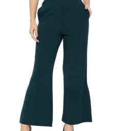MADAME Green Regular Fit Mid rise Trousers-38