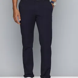 Indian Terrain Men Brooklyn Slim Fit Casual Chinos Trousers-picture-40