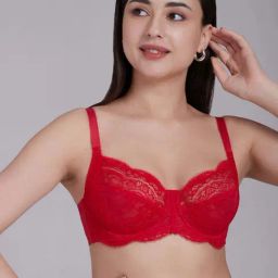 Wacoal Red Lace Work T-Shirt Bra-picture-22