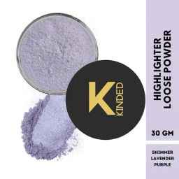 KINDED Highlighter Loose Powder Shimmer Lavender Purple - 30 gm-14