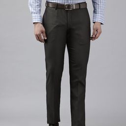 Blackberrys Men Slim Fit Formal Trousers-picture-39