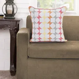 Maspar Red 100% Cotton Cushion Cover-image-48