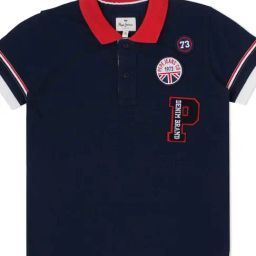Pepe Jeans Kids Navy Solid Polo T-Shirt-picture-19
