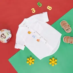 Pantaloons Baby White Cotton Printed Full Sleeves Shirt-picture-16