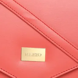 KLEIO Peach-Coloured Unique Shaped Sling Bag image 2