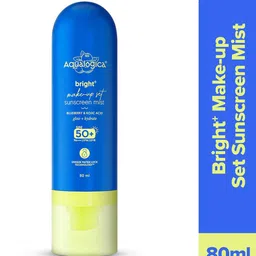 Aqualogica Bright+ Makeup-Set Sunscreen Mist With SPF 50 - 80ml-18