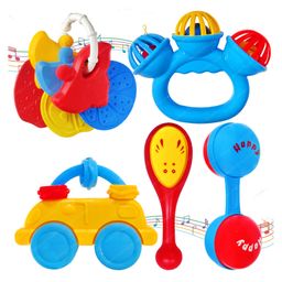 FunBlast Colourful Attractive Sound Rattles & Teether for Babies  7 Pcs Multicolor-17