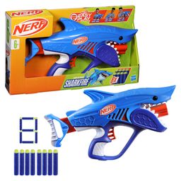Nerf Wild Sharkfire Easy Play Dart Blaster Gun - Blue-1