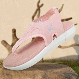 KazarMax Mesh Detailed Sandals - Peach-image-83