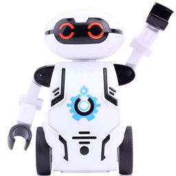 Negocio Plastic Robot Toy Friction Wheel Mini Cartoon Inertia Smart Toys Humanoid Robotics Kit Intelligent Robot Intelligent for Kids- Pack of 1- Color May Vary-15