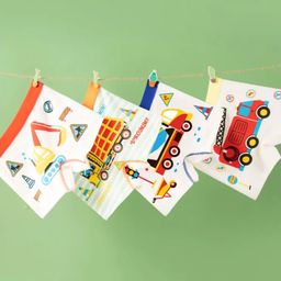 ZQBIEE Pack Of 4 Stars & Vehicles Printed Boxers - Multi Colour-image-48
