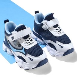 Cute Walk By Babyhug Velcro Closure Sneakers With Lace Detailing - Navy Blue-image-3