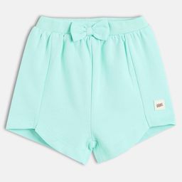 MINI KLUB Cotton Knit Bow Applique Detailed Shorts - Light Blue-picture-48