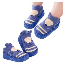 Bembika Seal Face Designed Applique Detailed Socks Shoe - Blue-picture-12