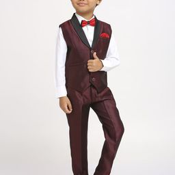 YK Boys Full Sleeves 5-Piece Party Suit-image-10
