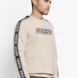 GUESS Men Alphanumeric Printed Sweatshirt image 4