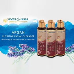 ROOTS & HERBS ARGAN Nutritive Facial Cleanser With Argan Oil & Neem Oil - 100 ml image 5