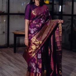 VASTRAHUT Woven Design Zari Banarasi Saree-picture-40