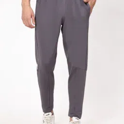 Dida Grey Polyster Regular Fit Solid Trackpant-image-74