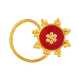 P.C. Chandra Jewellers 22k Gold Nosepin for Women-picture-10