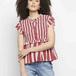 Pepe Jeans Red Striped Top-picture-46