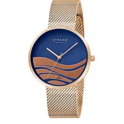 STRAND by Obaku S700LXVLMV-DW Wave Azure Analog Watch for Women-picture-16