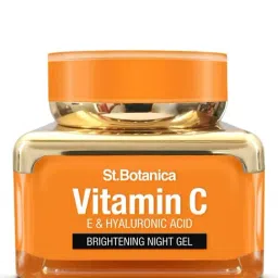 St.Botanica Vitamin C, E & Hyaluronic Acid Brightening Night Gel Cream - 50 gm-50