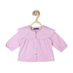 Allen Solly Junior Pink Cotton Regular Fit Full Sleeves Top-image-24