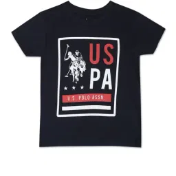 U.S. Polo Assn. Kids Navy Printed T-Shirt-picture-27