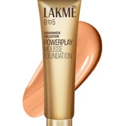 Lakme 9To5 Powerplay Mousse Foundation Mini Rose Ivory - 9 gm-44