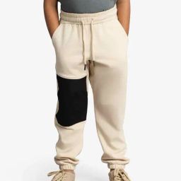 Ed-A-Mamma Boys Beige Cotton  Joggers-image-7