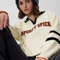 The Souled Store Off White Oversized Embroidery Sweatshirt-image-95
