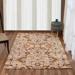 Presto Beige Wool Traditional Hand Tufted Carpet-image-73