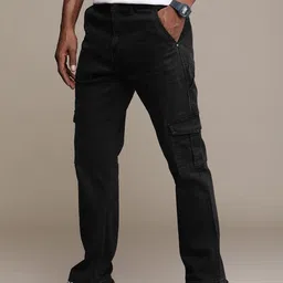 WROGN Men Regular Fit Stretchable Jeans-picture-6