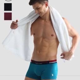 U.S. Polo Assn. Multicolor Regular Fit Trunks - Pack of 3-picture-47