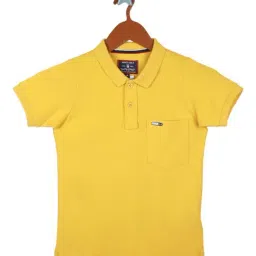 Monte Carlo Kids Yellow Solid Polo T-Shirt-picture-20