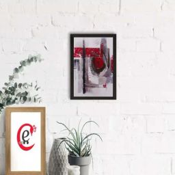 eCraftIndia Abstract Design Matt Textured UV Art Painting-3
