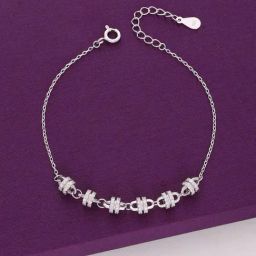 Kai Jewel Sterling Silver Sparkling Sophistication Bracelet for Women-image-86